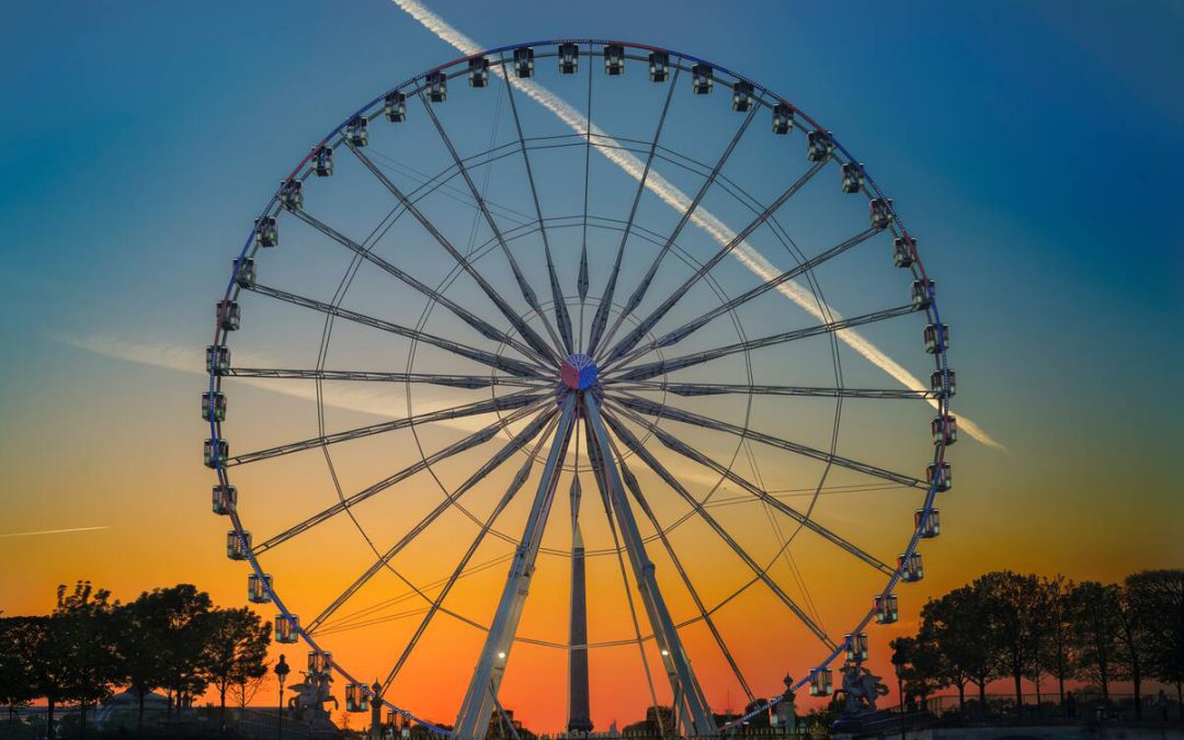 A Ferris wheel.